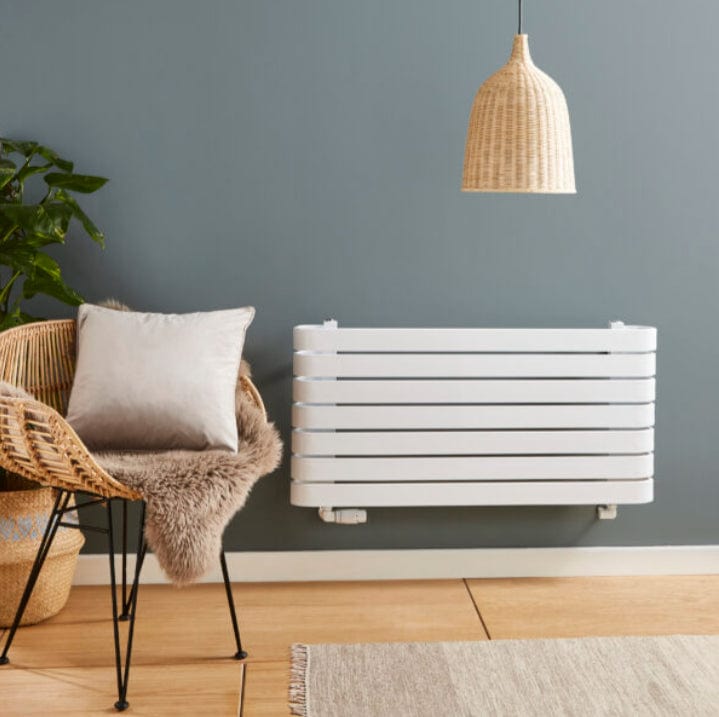 KRAD Panel Radiators K-RAD Denver Straight Horizontal Designer Radiator in Gloss White 500 x 1000