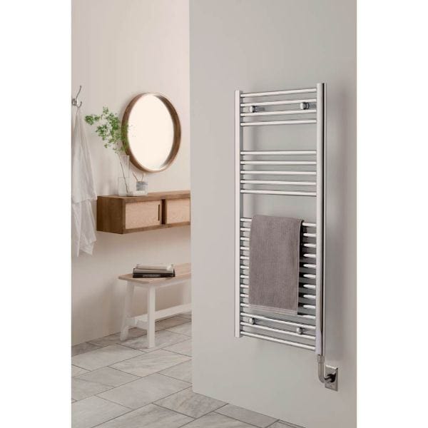 Vogue Ladder Rail Vogue Focus Straight Towel Rail in Chrome 1500 x 500 / Electric Only