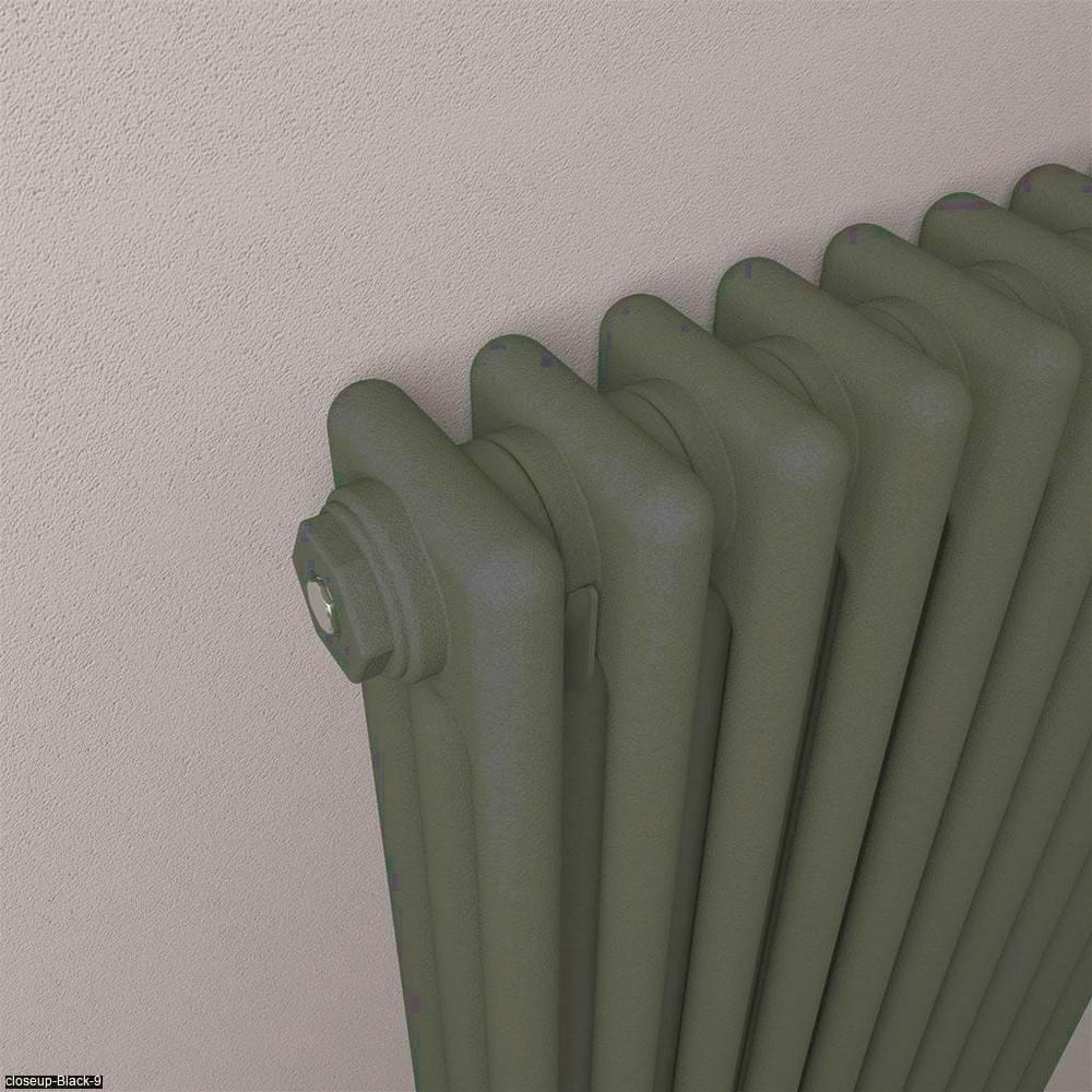 Eastbrook Column Radiator Eastbrook Rivassa Traditional 3 Column Radiator in Matt Anthracite