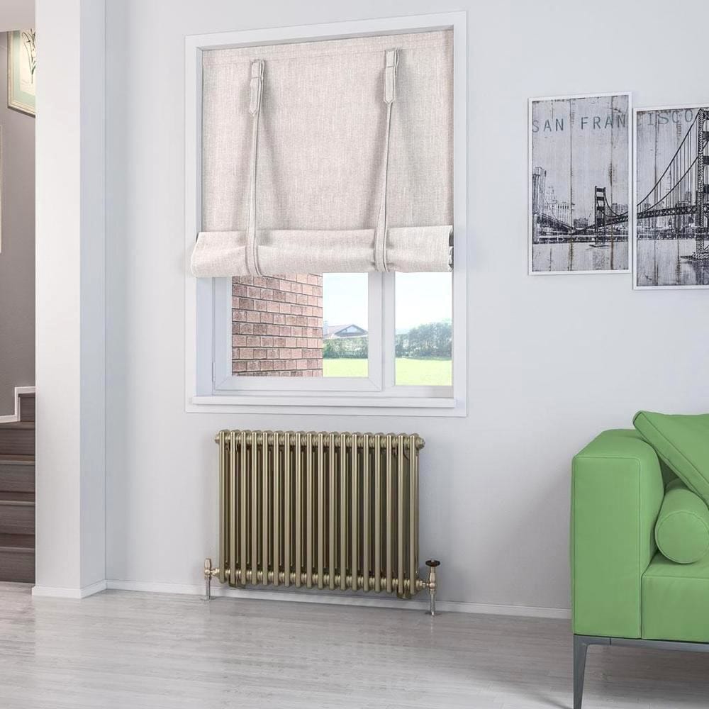 Eastbrook Column Radiator Eastbrook Rivassa Traditional 2 Column Radiator in Bronze Effect 600 x 833 / Electric Only