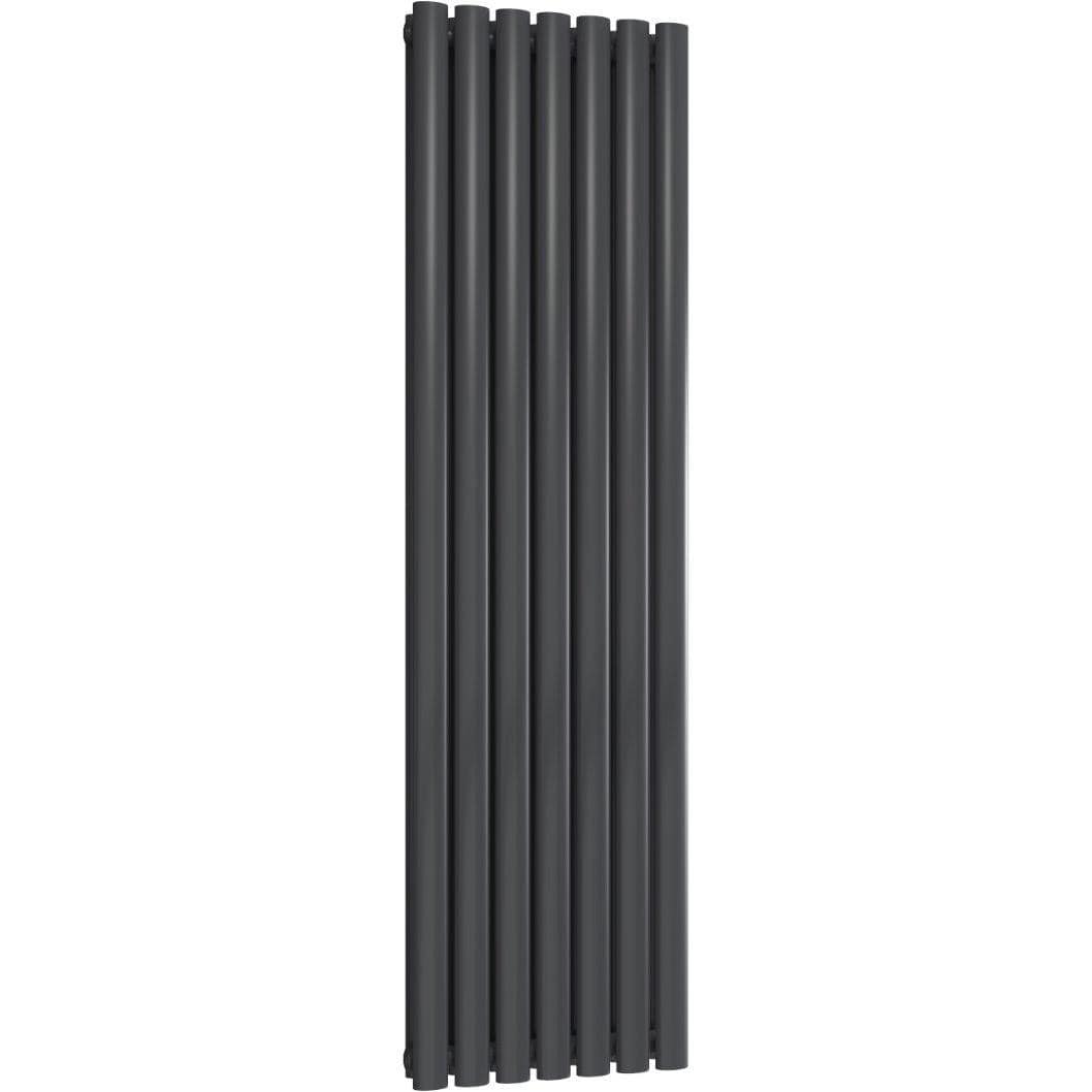 Aquarius Bathrooms Column Radiator Aquarius Athens Double Vertical Column Radiator 1600 x420mm / Anthracite