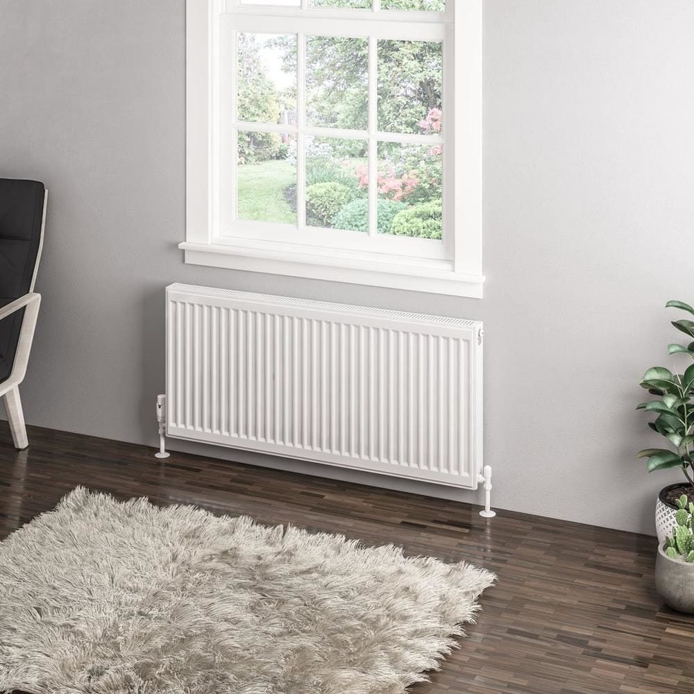 Aquarius Bathrooms Type 11 Aquarius Type 11 Compact Panel Radiator In Gloss White 500 x 1100mm