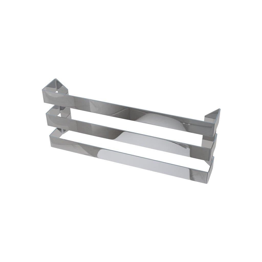 Eastbrook Radiator Towel Hangers Eastbrook Flat Triple Towel Hanger 470mm / Polished Stainless Steel