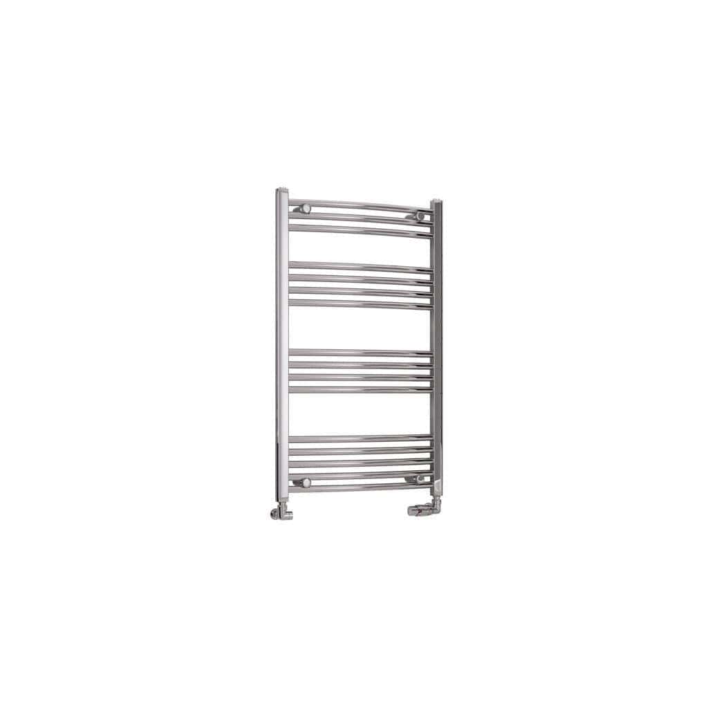 Eastbrook Wendover Curved Vertical Heated Towel Rail in White