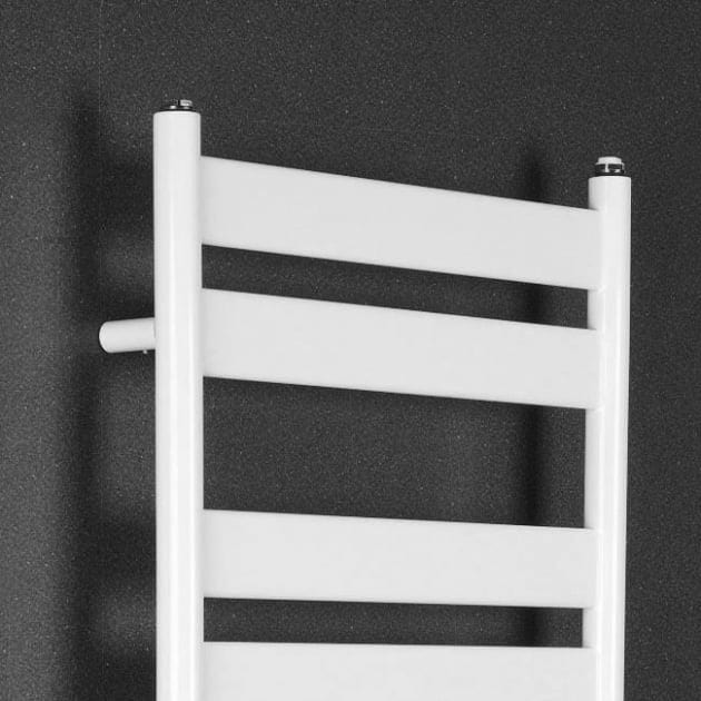 Redroom Designer Towel Radiators Redroom Azor Straight Vertical Designer Towel Rail in White