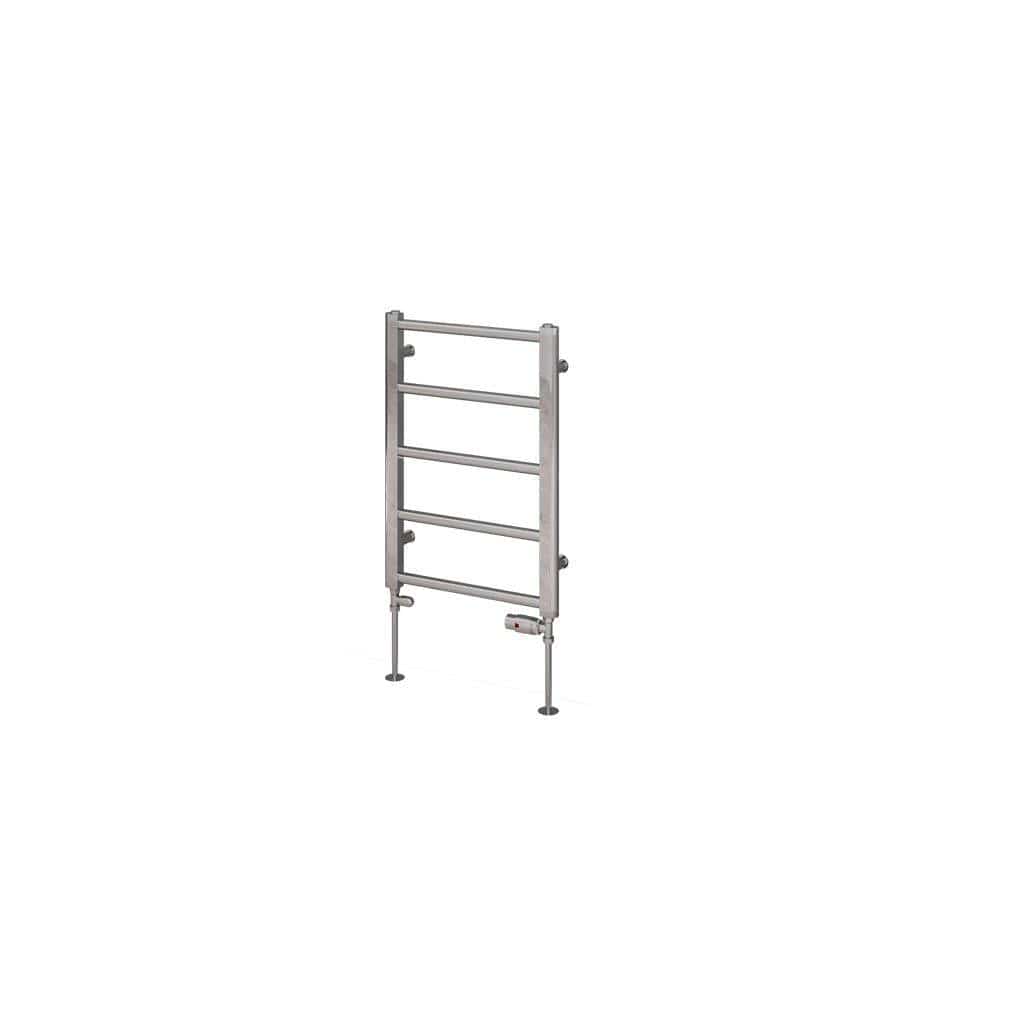 Eastbrook Ladder Rail Eastbrook Tuscan Round Heated Towel Rail in Chrome 650 x 450 / Central Heating