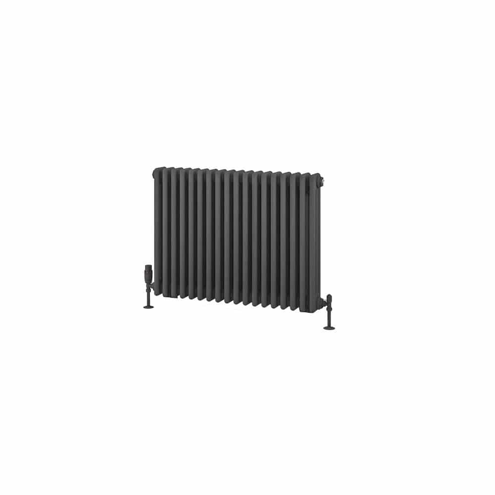 Eastbrook Rivassa Traditional 3 Column Radiator in Matt Anthracite