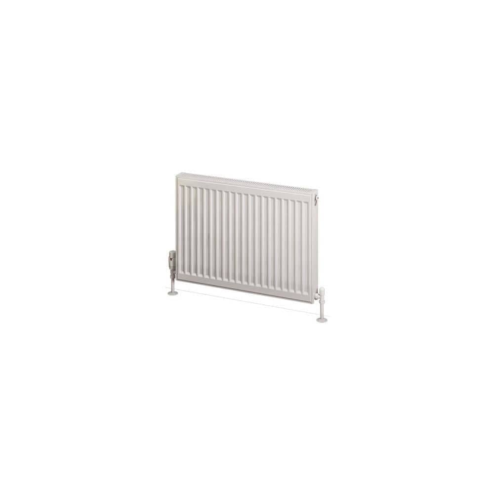 Aquarius Bathrooms Type 21 Aquarius Type 21 Compact Panel Radiator In Gloss White