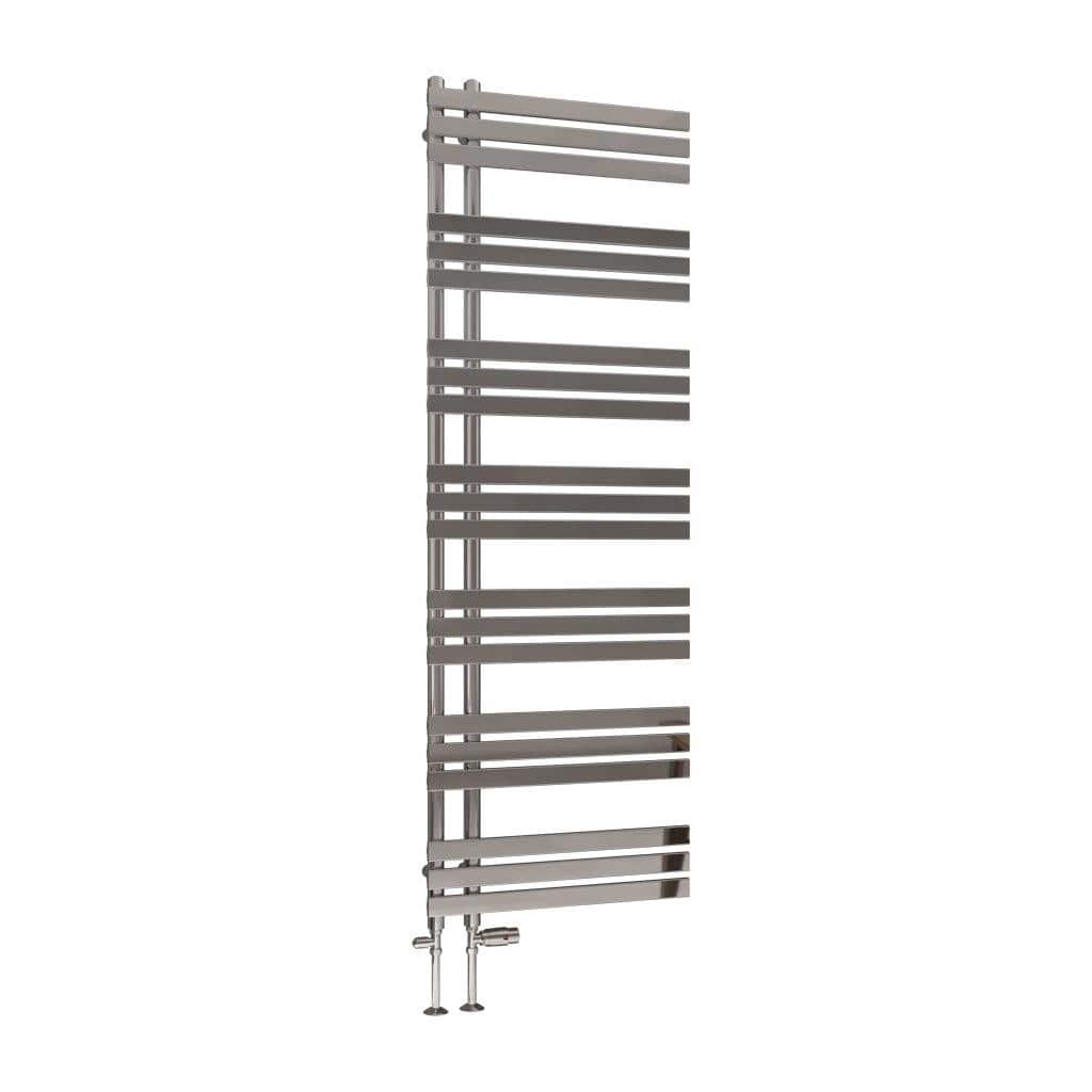 Eastbrook Designer Towel Radiator Eastbrook Leonardo Straight Vertical Heated Towel Rail in Chrome 1800 x 600mm / Dual Fuel