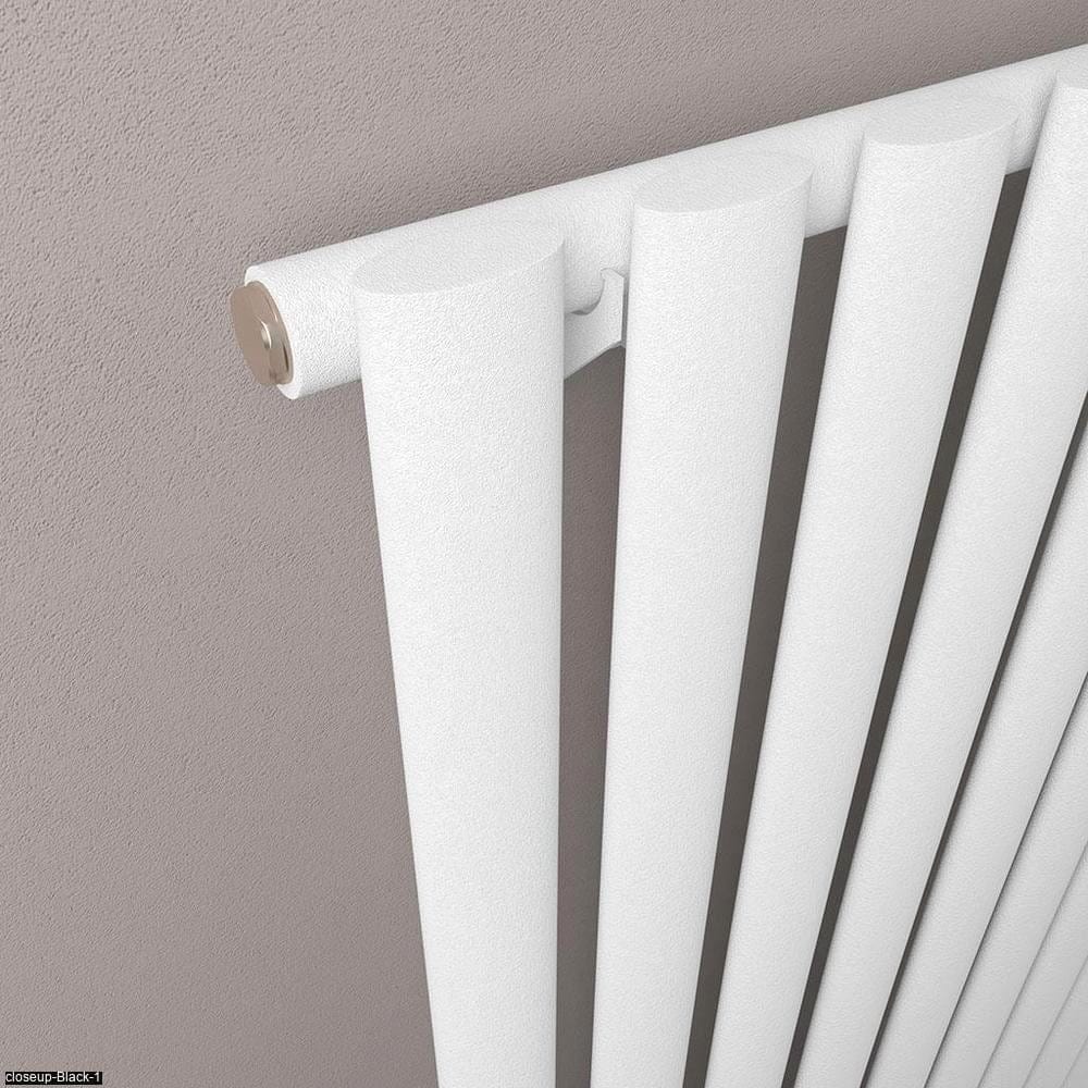 Eastbrook Panel Radiator Eastbrook Tunstall Straight Horizontal Designer Radiator in Matt White