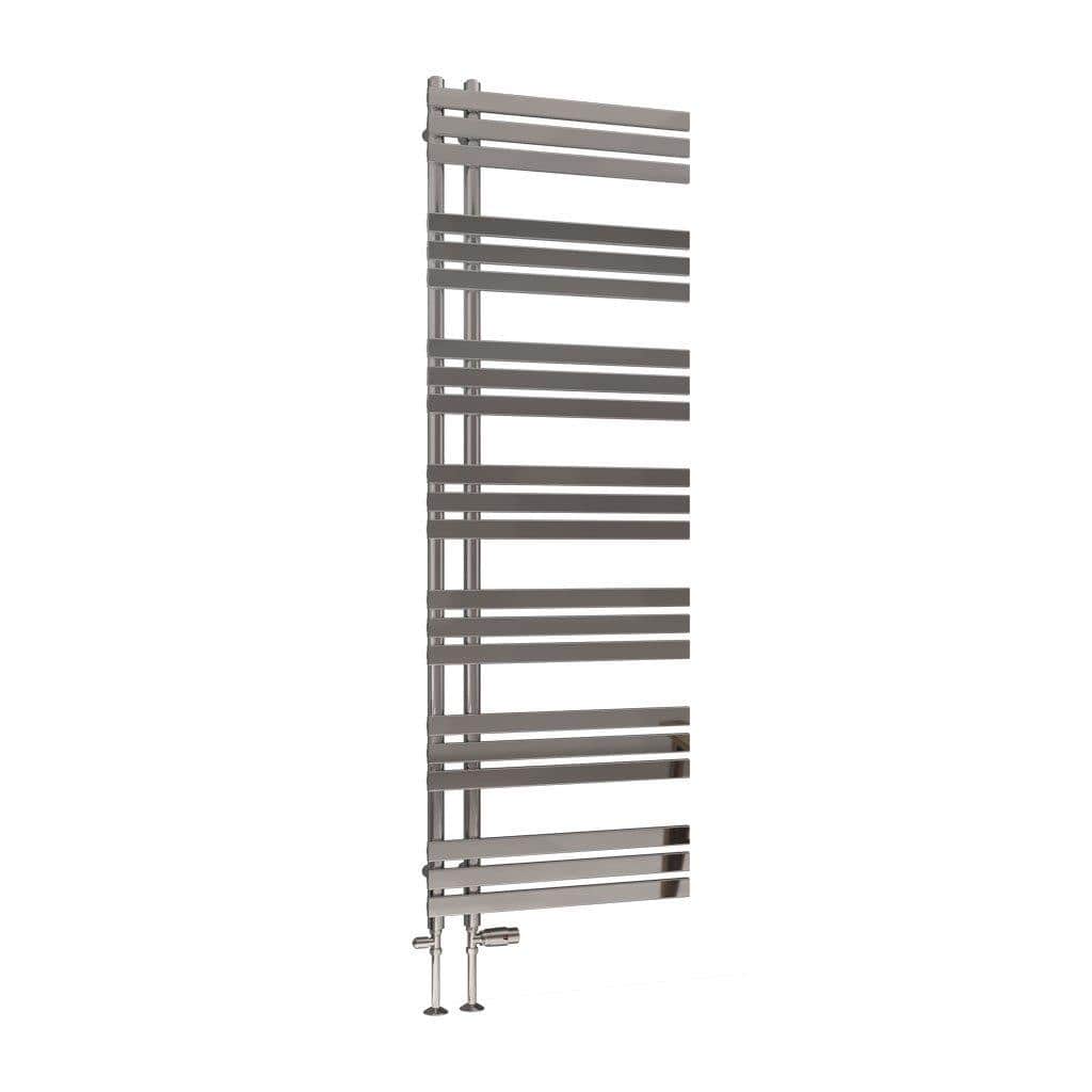 Eastbrook Designer Towel Radiator Eastbrook Leonardo Straight Vertical Heated Towel Rail in Chrome 1800 x 600mm / Central Heating