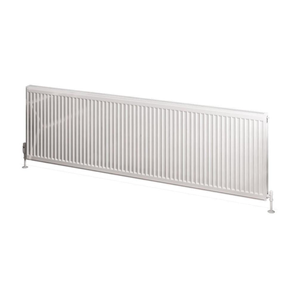 Aquarius Bathrooms Type 11 Aquarius Type 11 Compact Panel Radiator In Gloss White