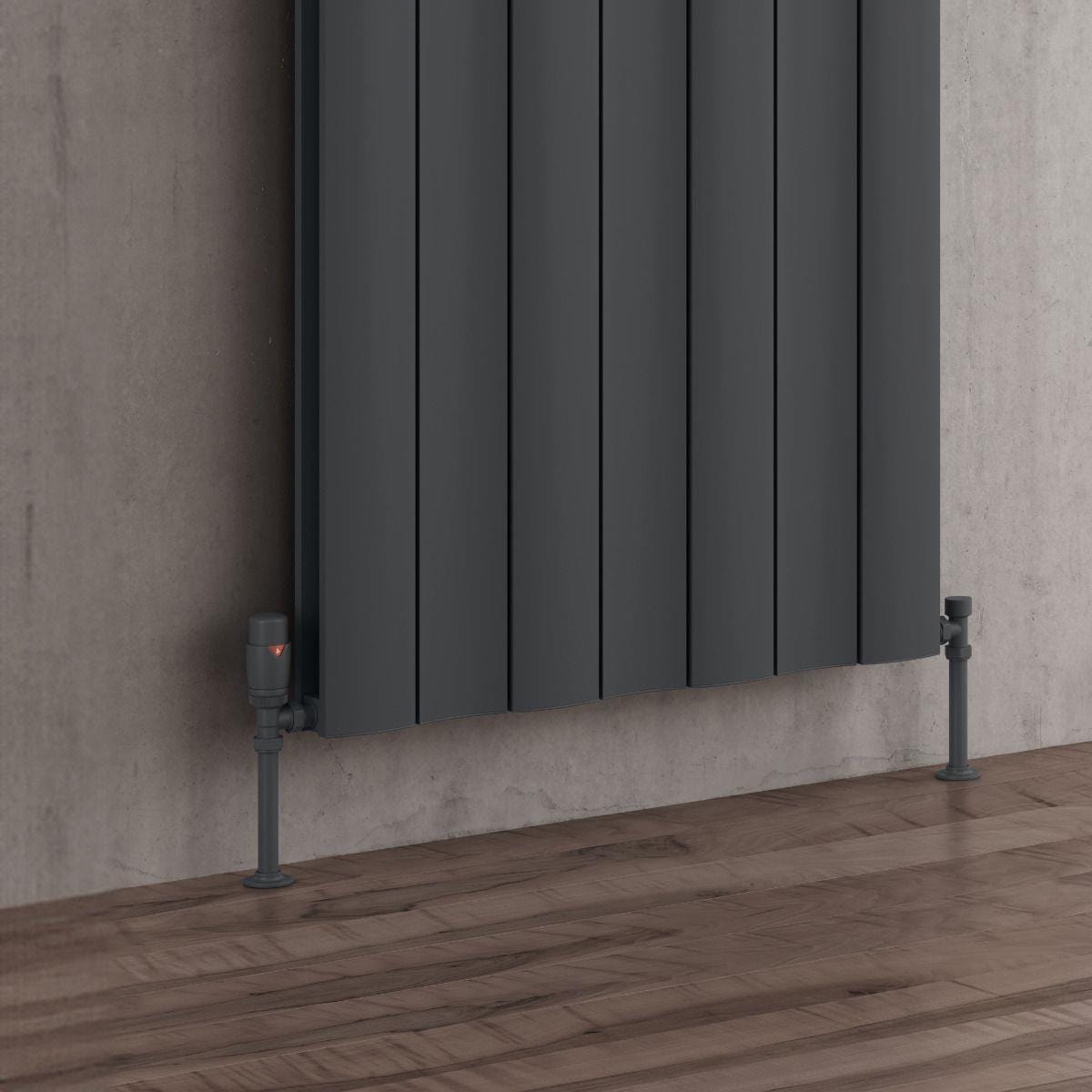 Reina Panel Radiator Reina Gio Aluminium Vertical Double Panel Central Heating Designer Radiator