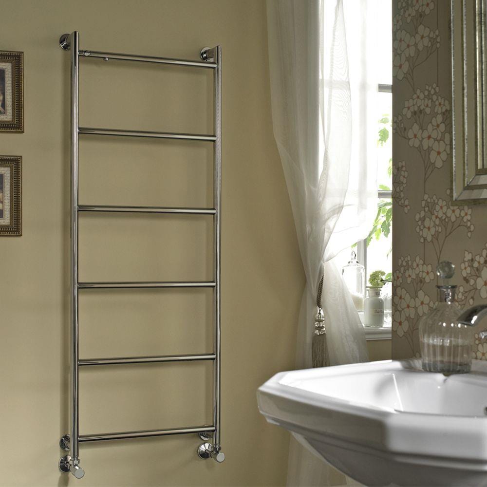 Vogue Ladder Rails Vogue Vivid Straight Heated Towel Rail in Chrome