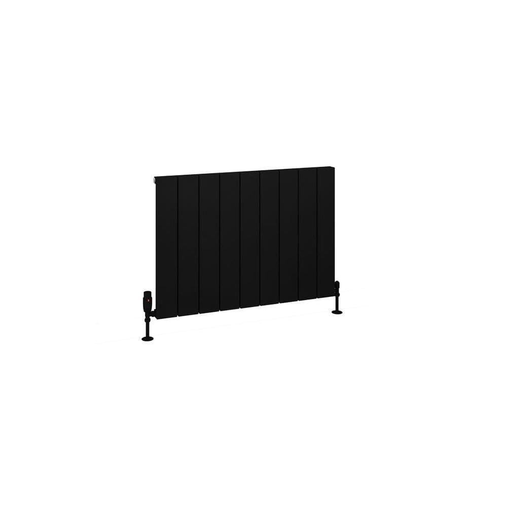 Eastbrook Panel Radiators Eastbrook Charlton Horizontal Designer Radiator in Matt Black