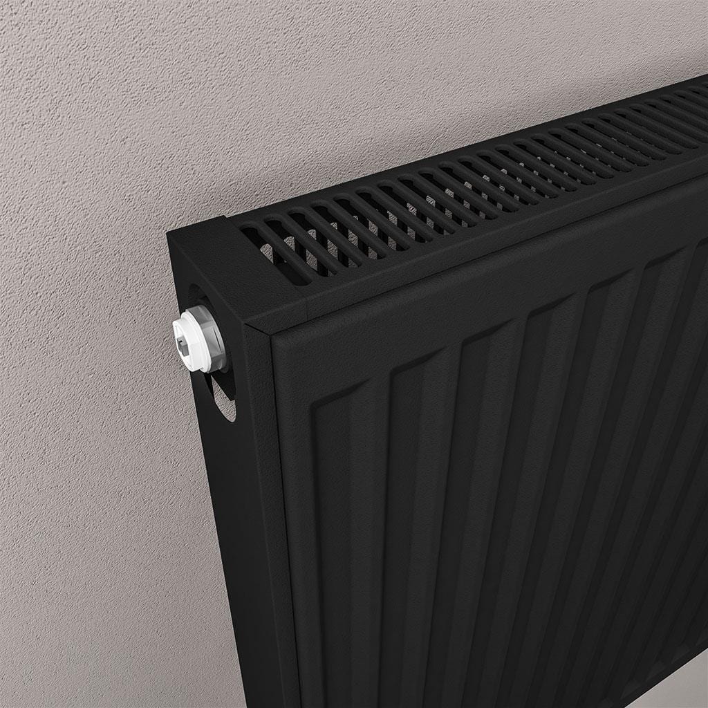 Aquarius Type 21 Aquarius Type 21 Compact Panel Radiator In Matt Black