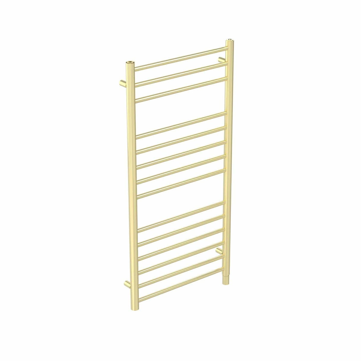 Saneux Saneux Ember Straight Vertical Electric Towel Rail Brushed Brass