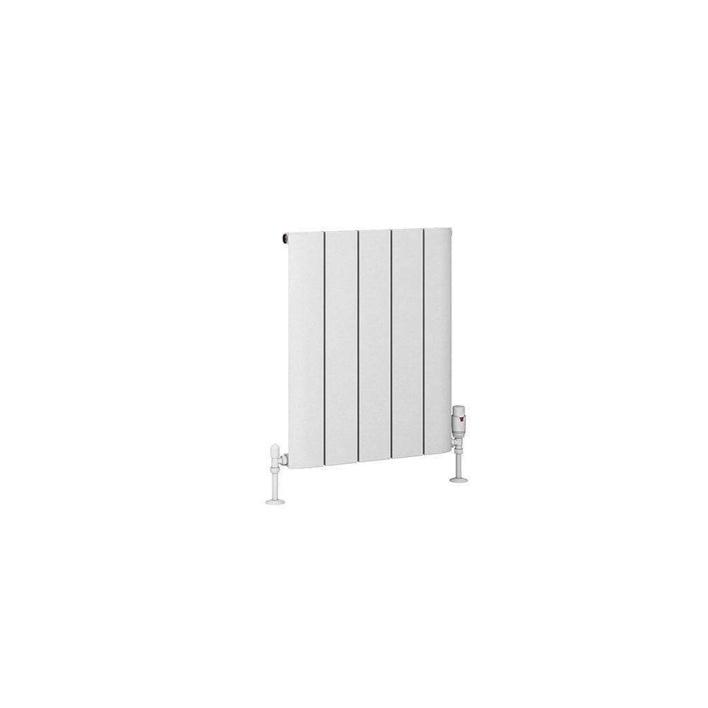 Eastbrook Panel Radiators Eastbrook Peretti Straight Horizontal Aluminum Radiator in Matt White