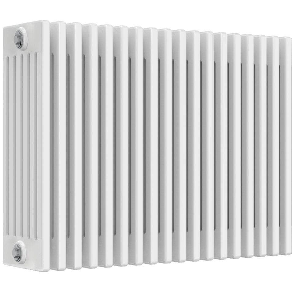Aquarius Bathrooms Column Radiator Aquarius Foundry Horizontal 6 Column Radiator in White 600mm x 830mm