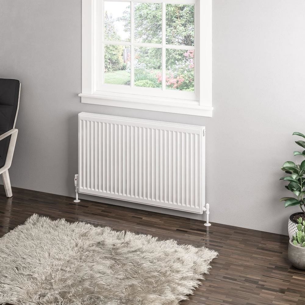 Aquarius Type 11 Compact Panel Radiator In Gloss White