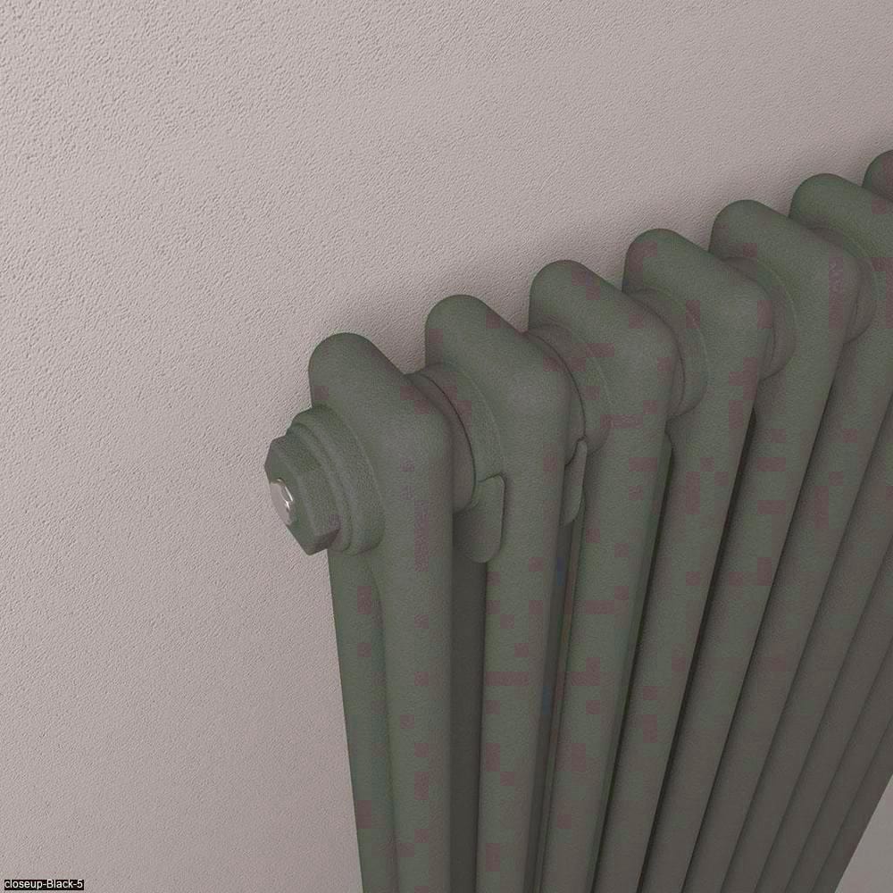 Eastbrook Column Radiator Eastbrook Rivassa Traditional 2 Column Radiator in Matt Anthracite