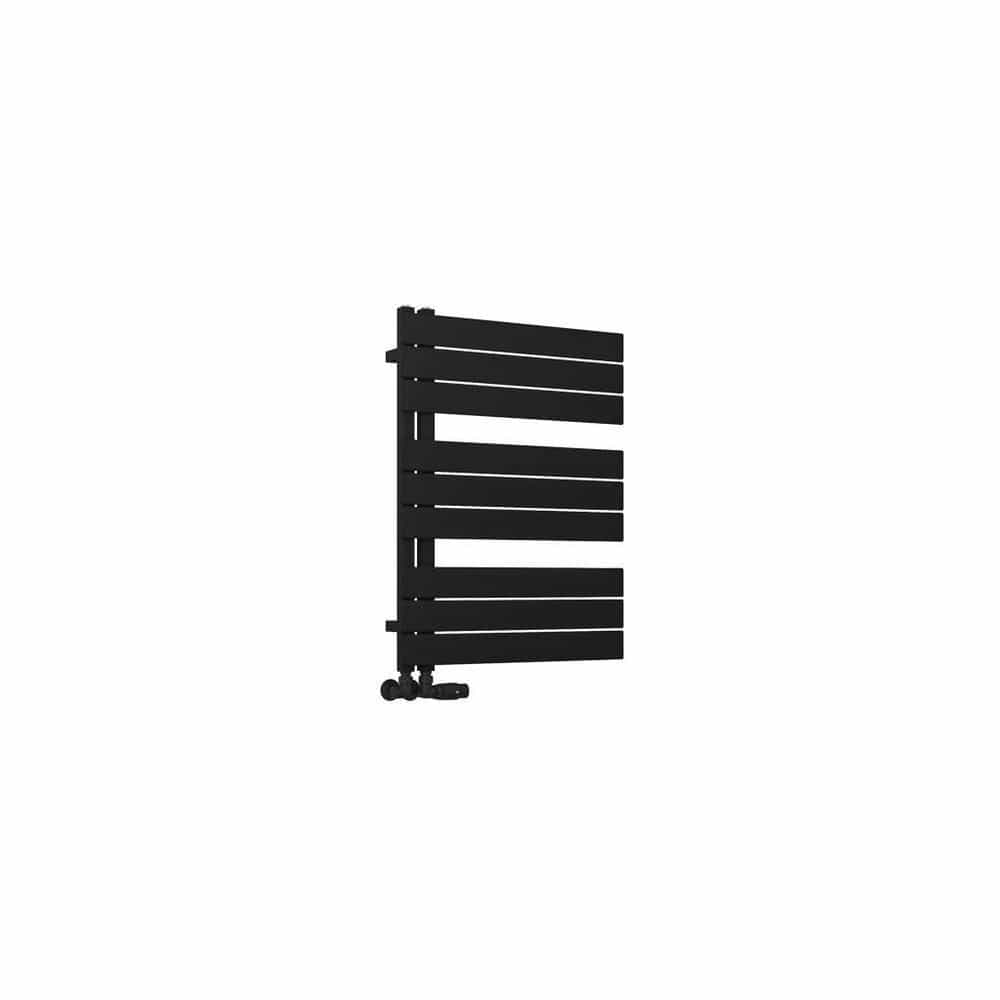 Eastbrook Designer Towel Radiator Eastbrook Helmsley Straight Vertical Designer Towel Rail in Matt Black