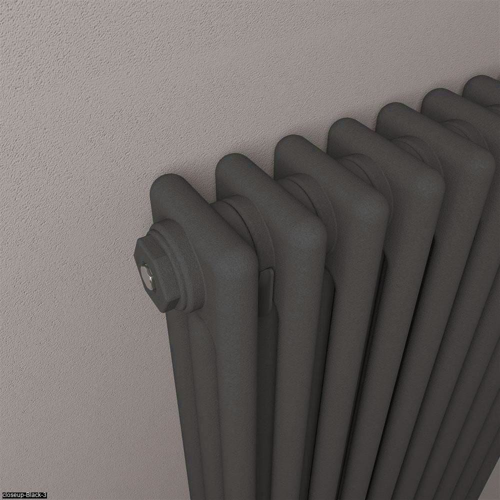 Eastbrook Rivassa Traditional 3 Column Radiator in Matt Anthracite