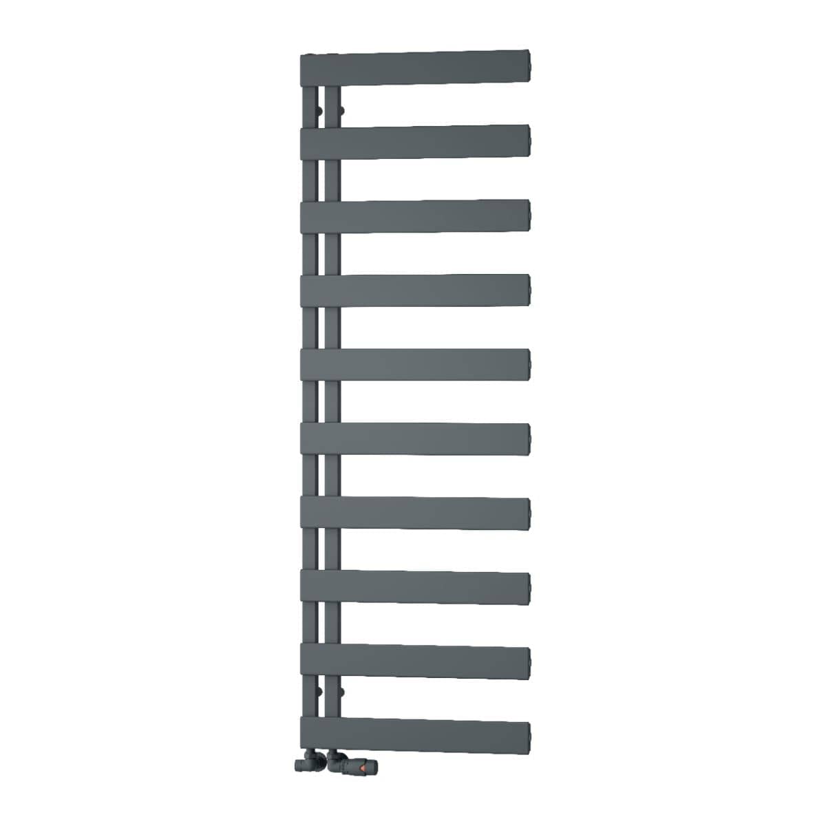 Reina Ladder Rail Reina Carpena Central Heating Aluminium Towel Rail Anthracite / 1510 x 500mm