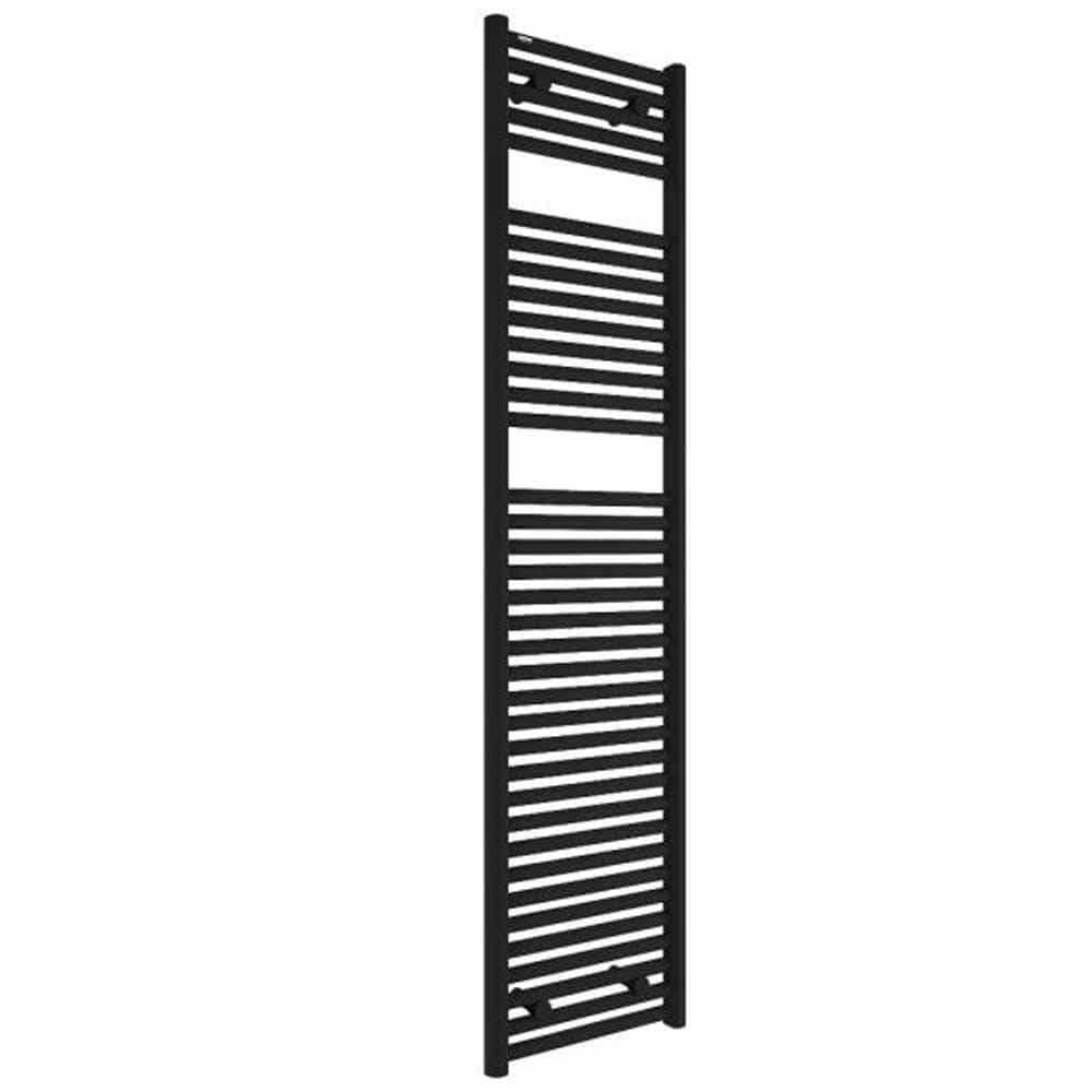 Tissino Ladder Rails Tissino Hugo2 Designer Towel Radiator in Matt Black 1652 x 400 / Electric Only