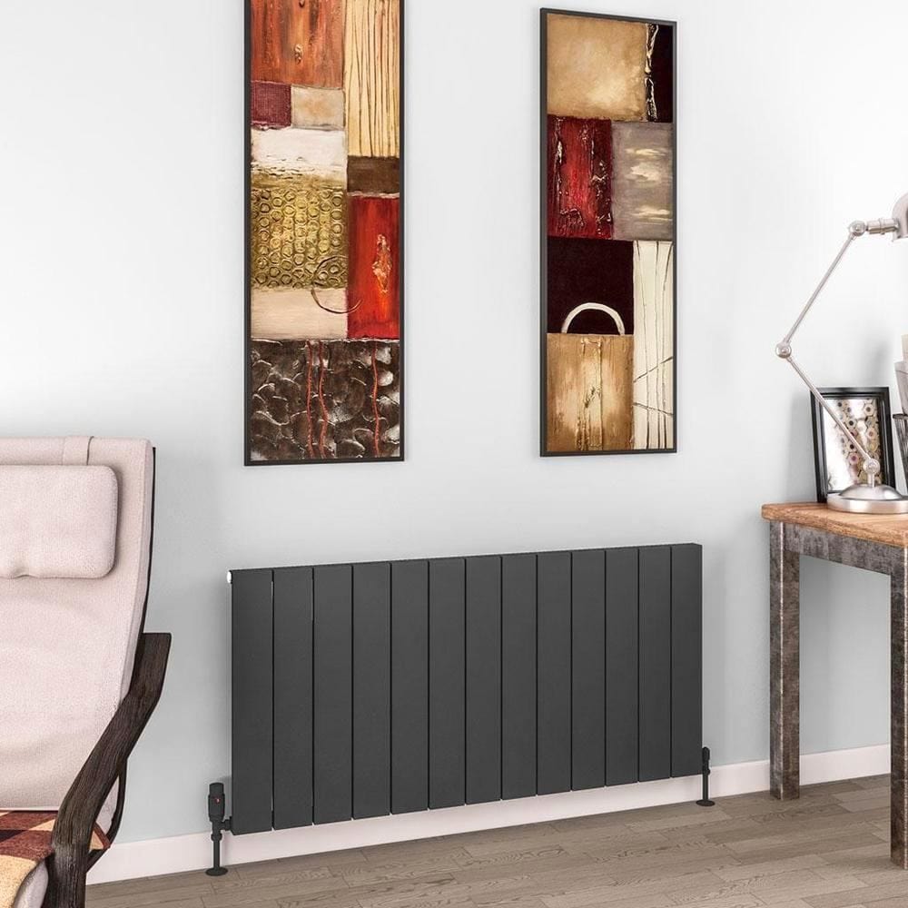 Eastbrook Charlton Horizontal Designer Radiator in Matt Anthracite