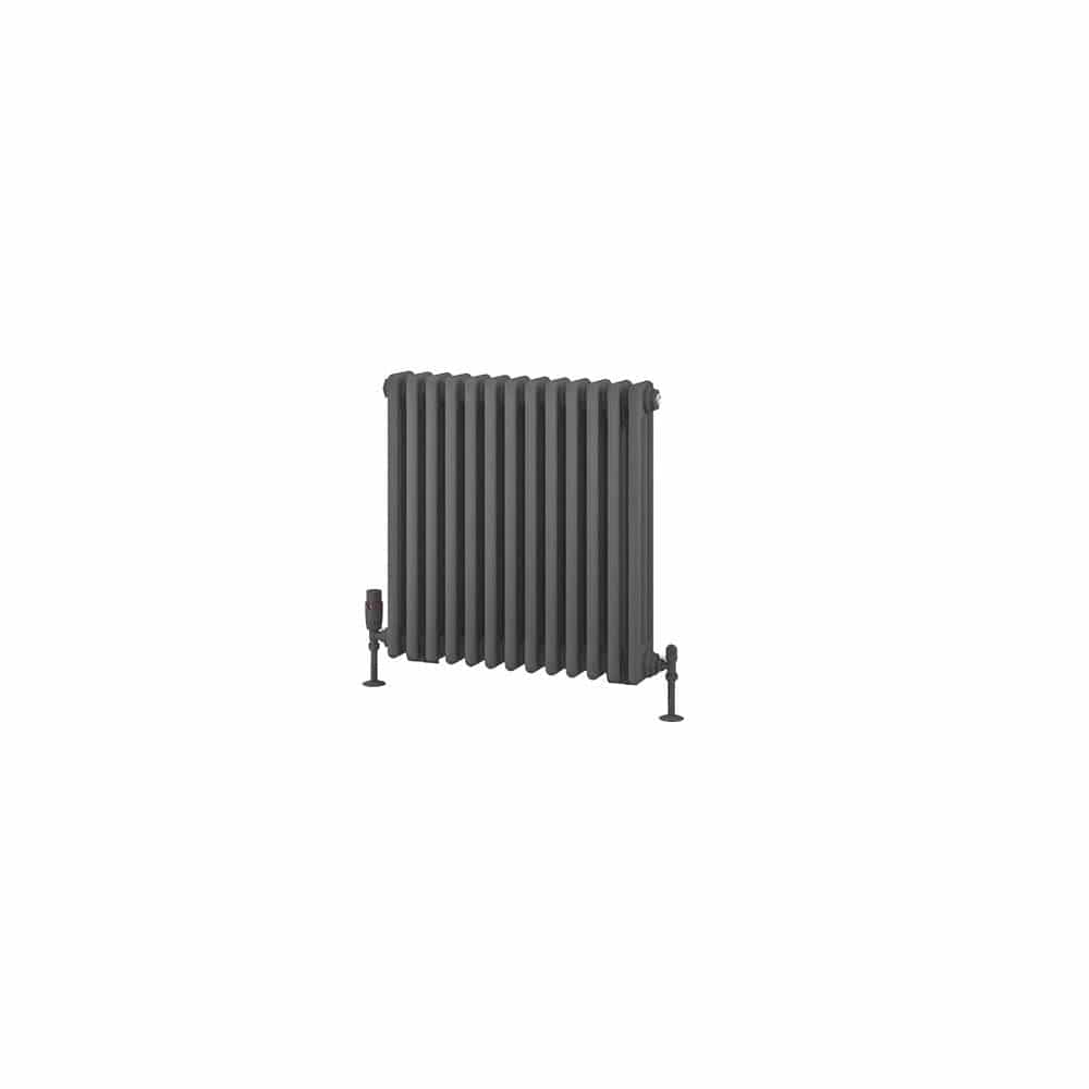 Eastbrook Column Radiator Eastbrook Rivassa Traditional 3 Column Radiator in Matt Anthracite