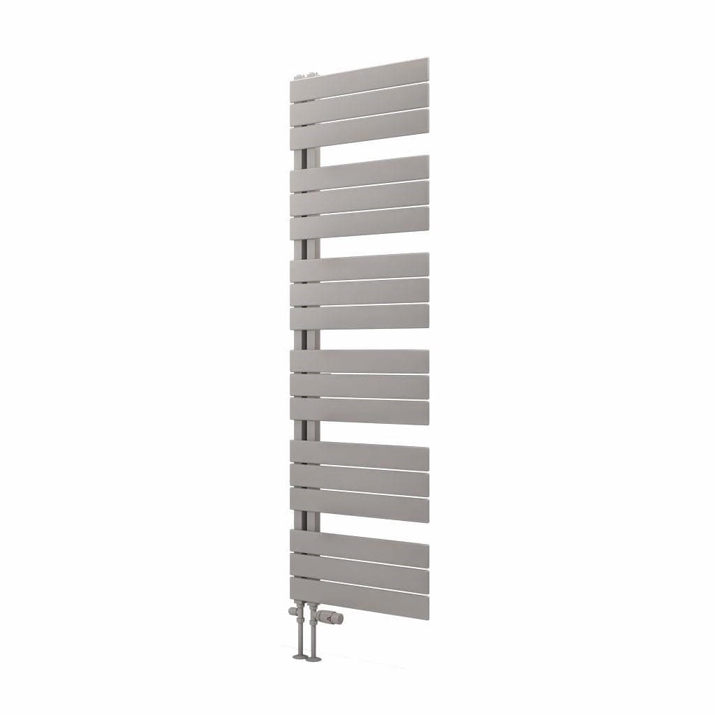 Eastbrook Designer Towel Radiator Eastbrook Helmsley Straight Vertical Designer Towel Rail in Matt Grey 1640 x 600 / Electric Only