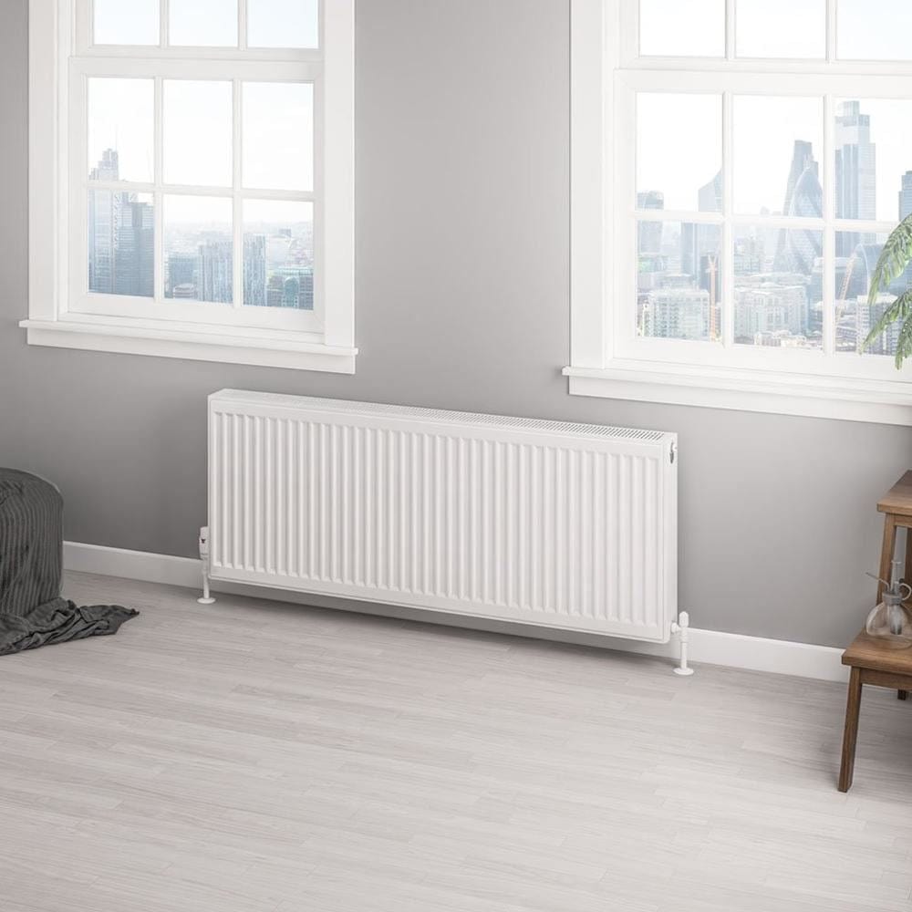 Aquarius Bathrooms Type 22 Aquarius Type 22 Compact Panel Radiator in Gloss White 500 x 1300mm