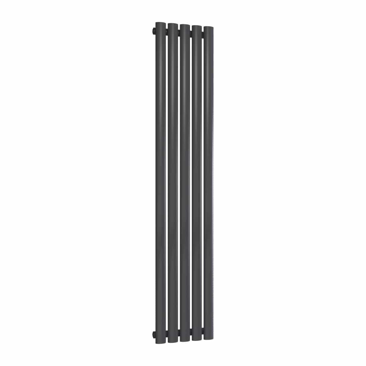 Reina Panel Radiator Reina Neva Vertical Single Panel Central Heating Radiator 1500 x 295mm / Anthracite