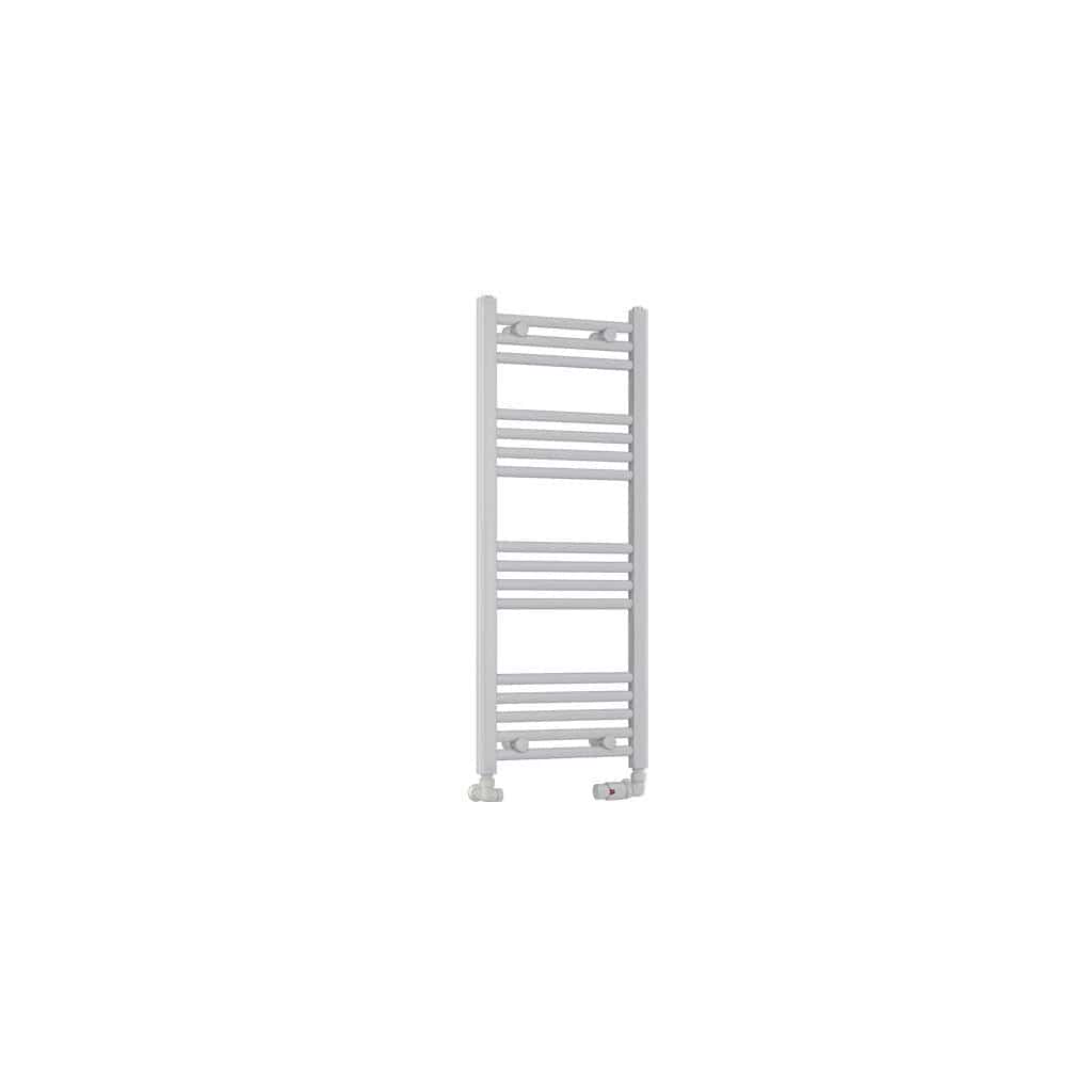 Totally Rads Ladder Rails Eastbrook Wendover Curved Vertical Heated Towel Rail in White