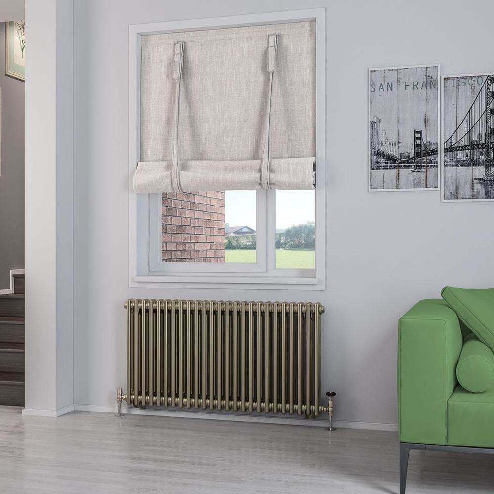 Eastbrook Column Radiator Eastbrook Rivassa Traditional 2 Column Radiator in Bronze Effect 600 x 1148 / Central Heating