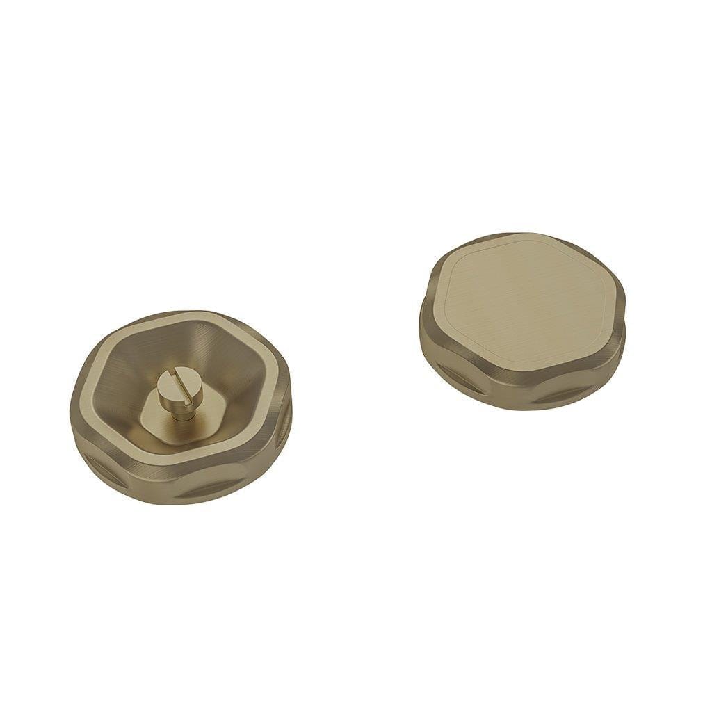 Totally Rads Eastbrook Bleed Valve and Blanking Plug Set - Brushed Brass