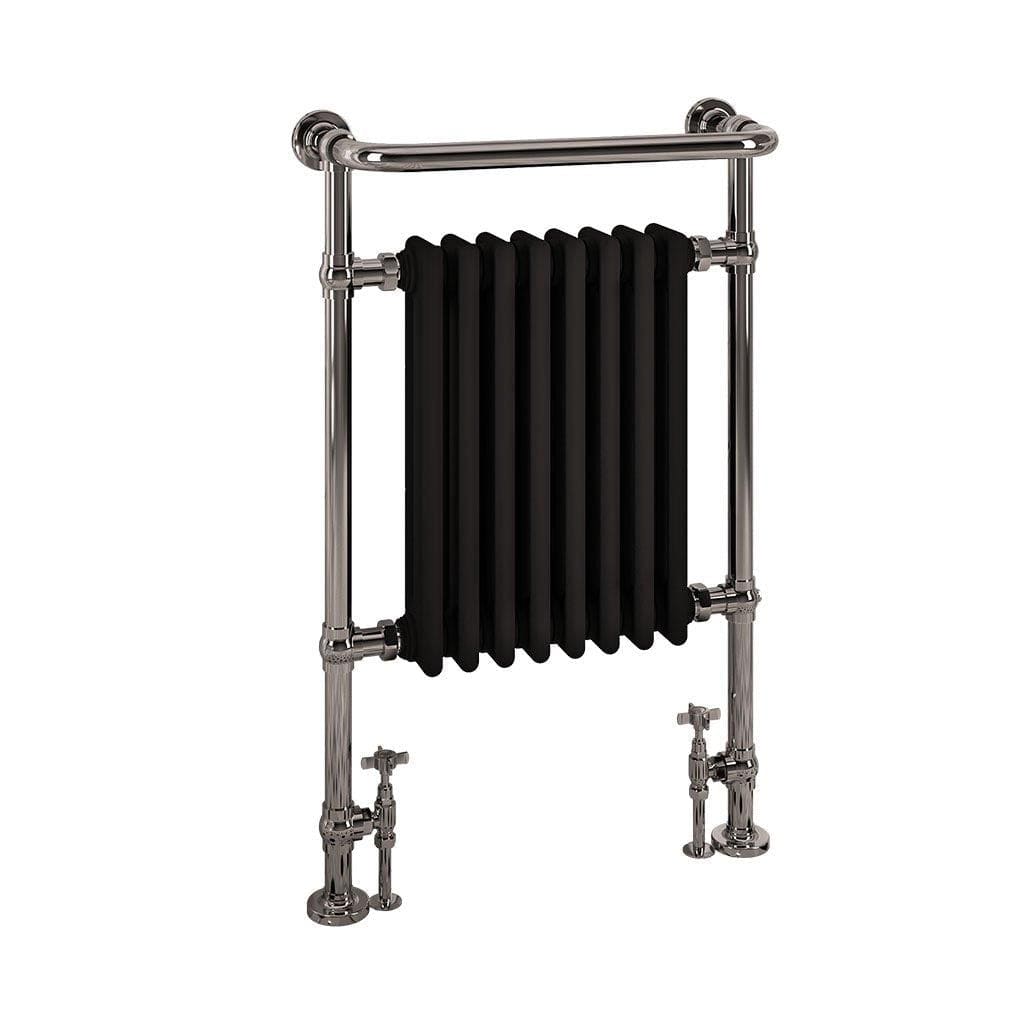 Eastbrook Insert Radiators Eastbrook Isbourne Straight Vertical Traditional Radiator in Anthracite