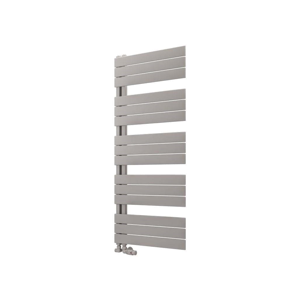 Eastbrook Designer Towel Radiator Eastbrook Helmsley Straight Vertical Designer Towel Rail in Matt Grey 1400 x 600 / Electric Only