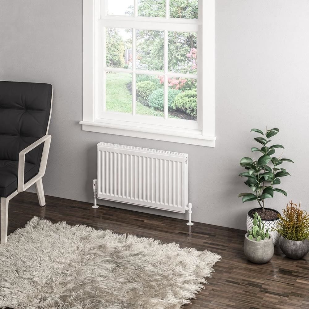 Aquarius Type 11 Compact Panel Radiator In Gloss White