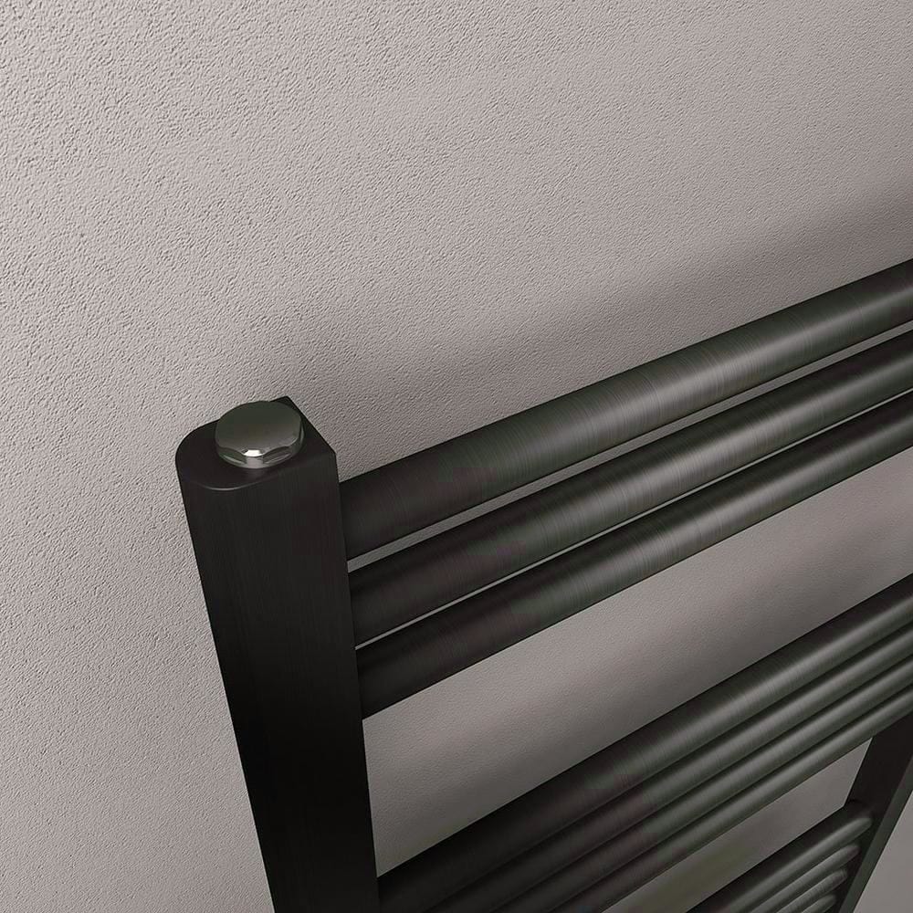 Eastbrook Wendover Straight Heated Towel Rail in Brushed Gunmetal
