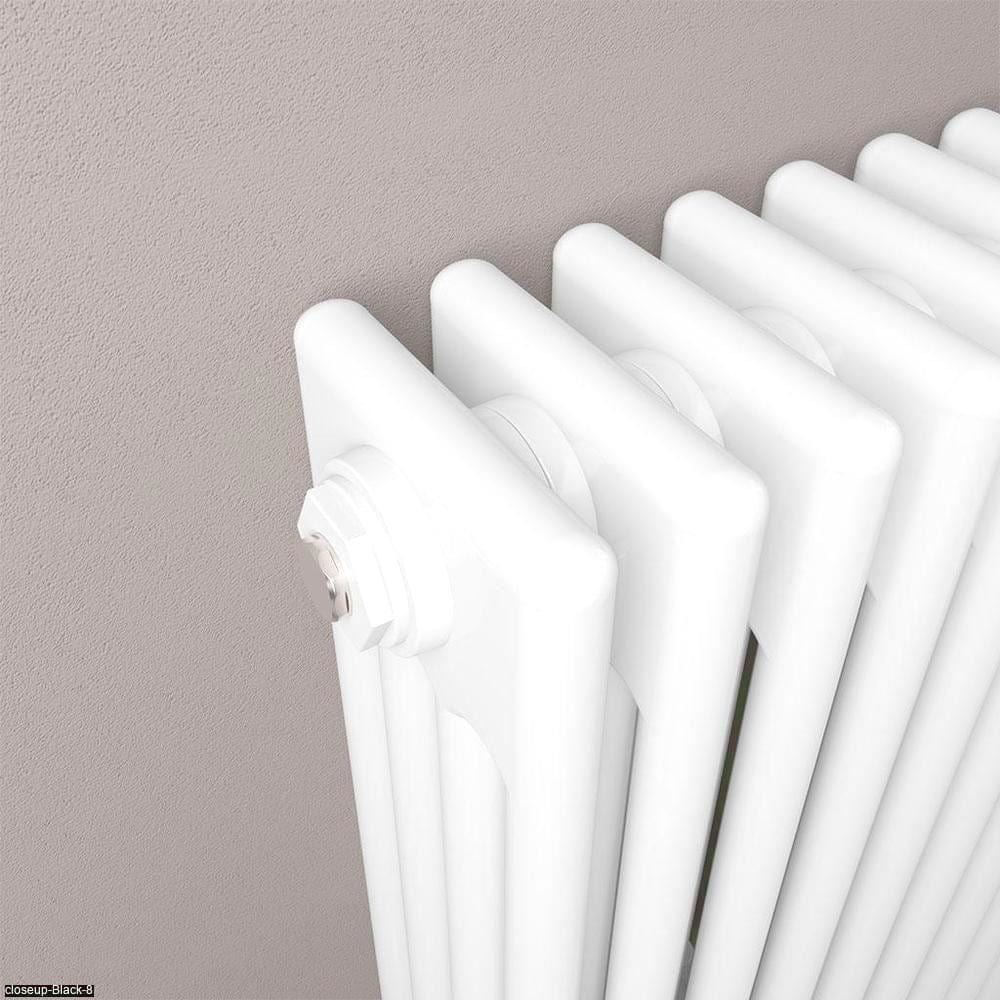 Eastbrook Column Radiator Eastbrook Rivassa Traditional 4 Column Radiator in Gloss White
