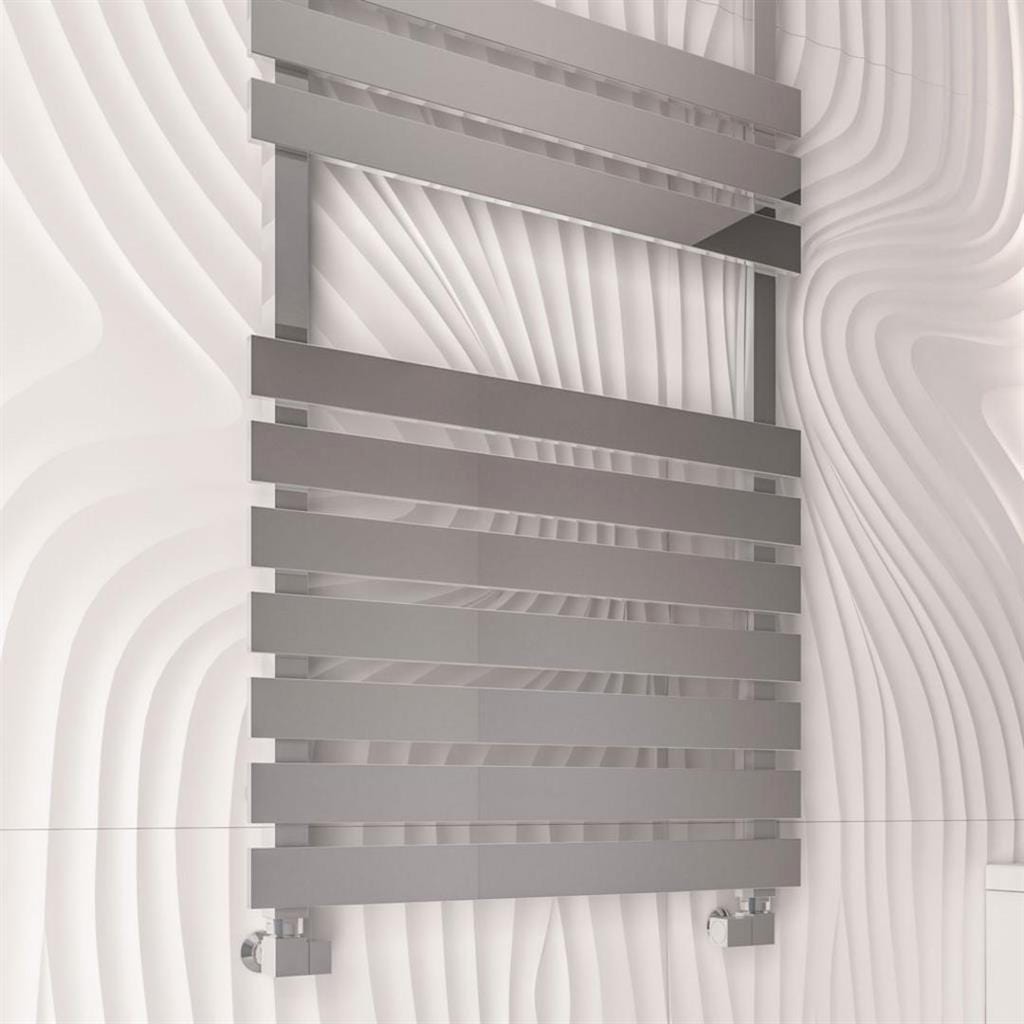 Eastbrook Designer Towel Radiator Eastbrook Biava Flat Straight Vertical Towel Rail in Chrome