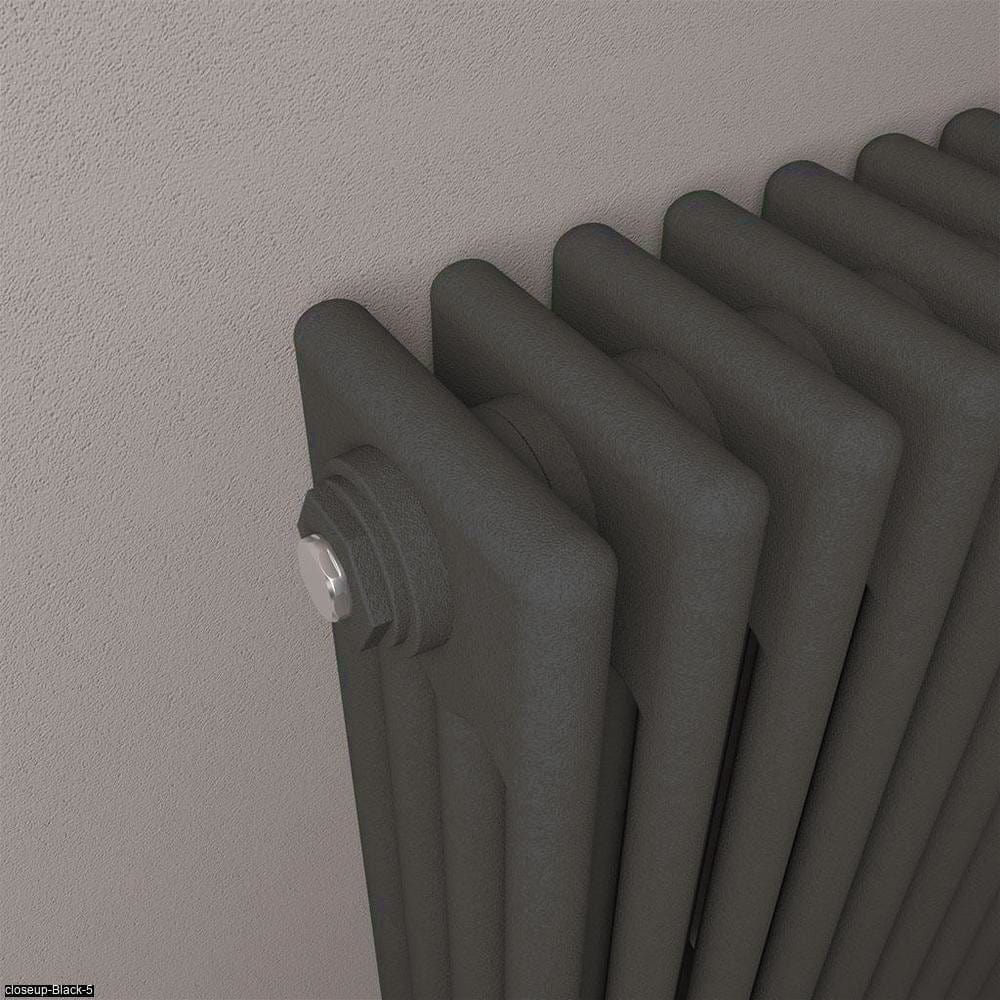 Eastbrook Rivassa Traditional 4 Column Radiator in Matt Anthracite