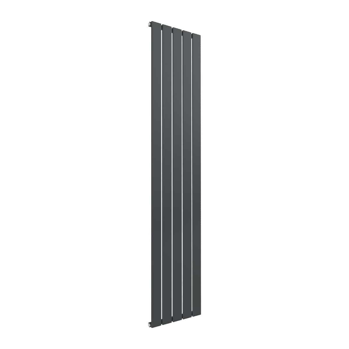 Reina Panel Radiator Reina Flat Vertical Single Panel Radiator 1600 x 366mm / Anthracite