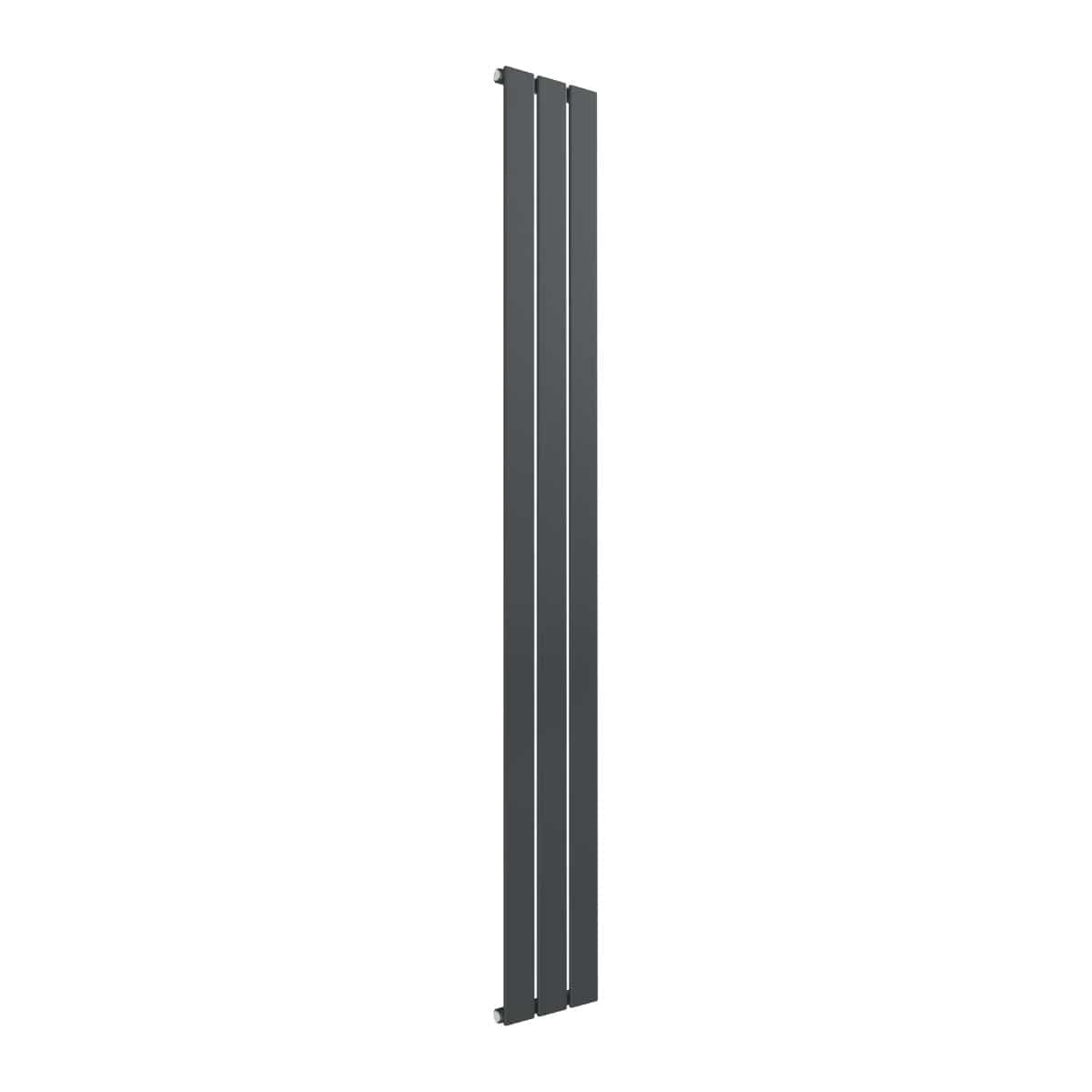 Reina Panel Radiator Reina Flat Vertical Single Panel Radiator 1600 x 218mm / Anthracite