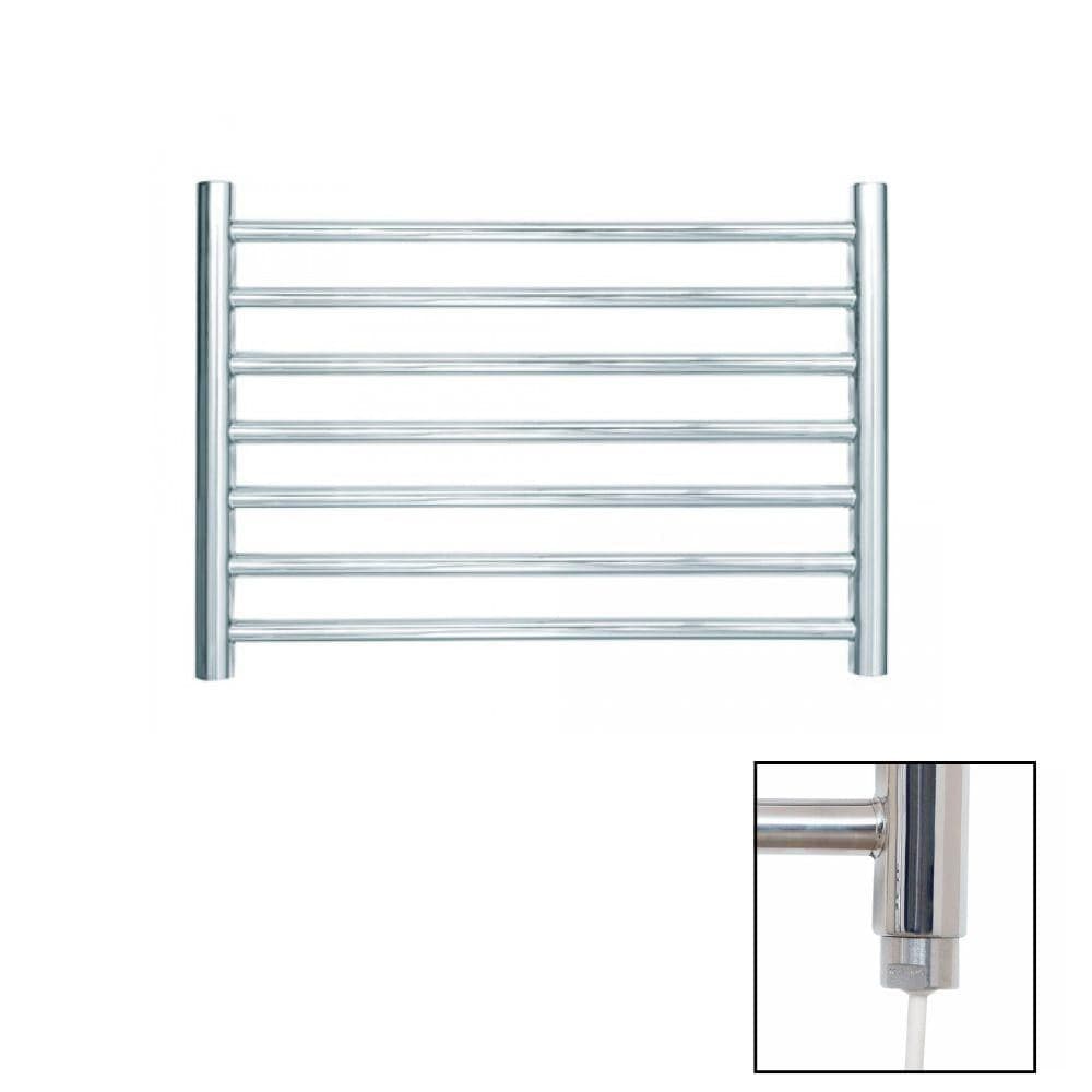 JIS Ladder Rail JIS Sussex Buxted Horizontal Stainless Steel Heated Towel Rail Polished Chrome / Electric Only