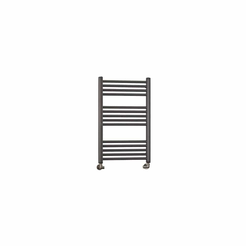 Eastbrook Ladder Rail Eastbrook Wendover Straight Heated Towel Rail in Brushed Gunmetal