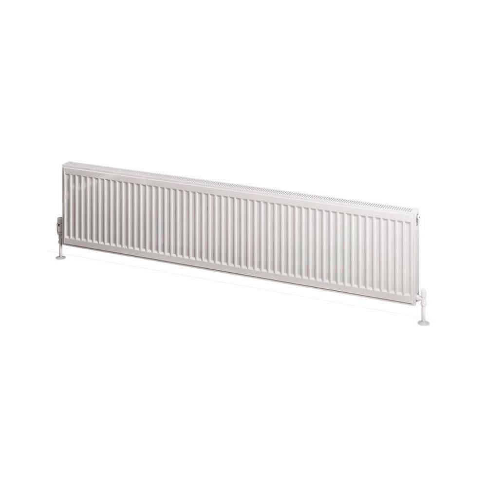 Aquarius Type 11 Compact Panel Radiator In Gloss White