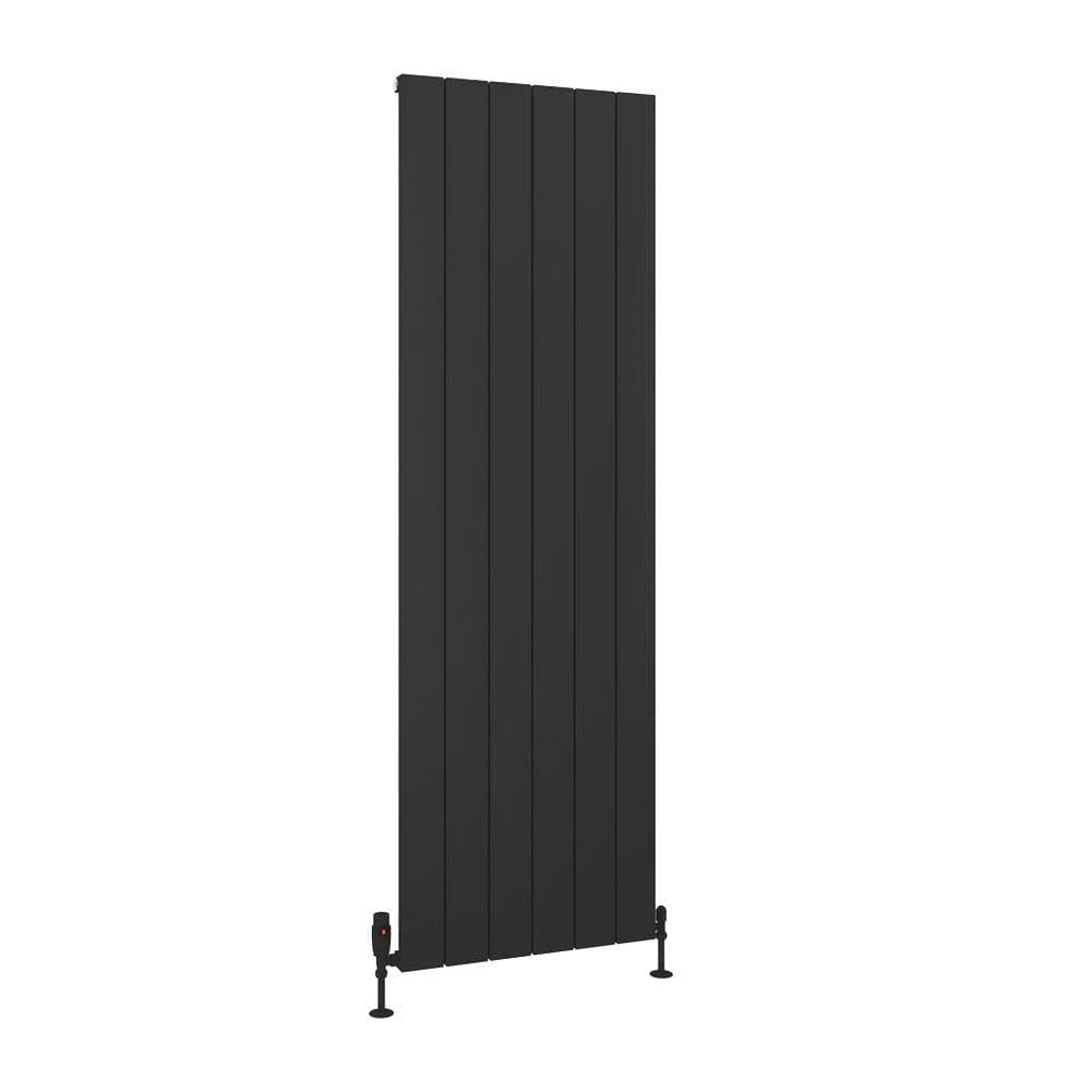Eastbrook Charlton Vertical Designer Radiator in Matt Black